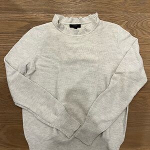 J. Crew mock ruffle Sweater